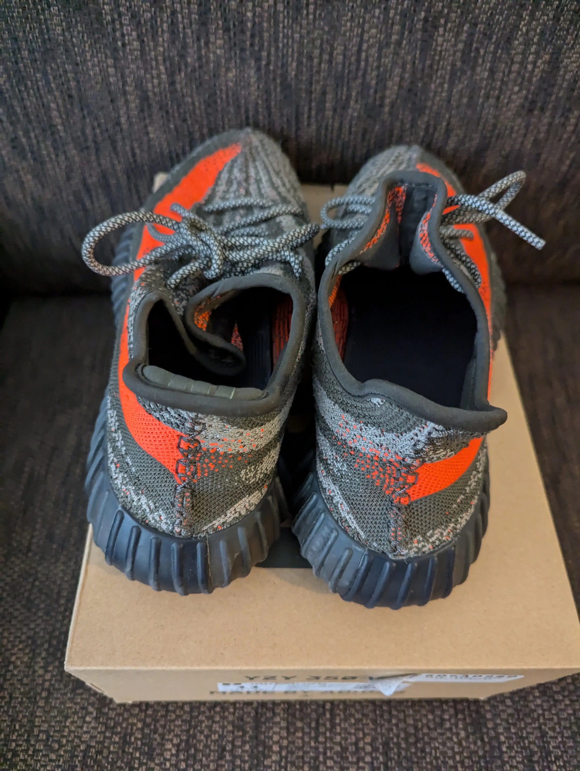 adidas Yeezy Boost 350 V2 Carbon Beluga Men's USED PRE-OWNED US11 FRENLY BRICKS - Open 7 Days