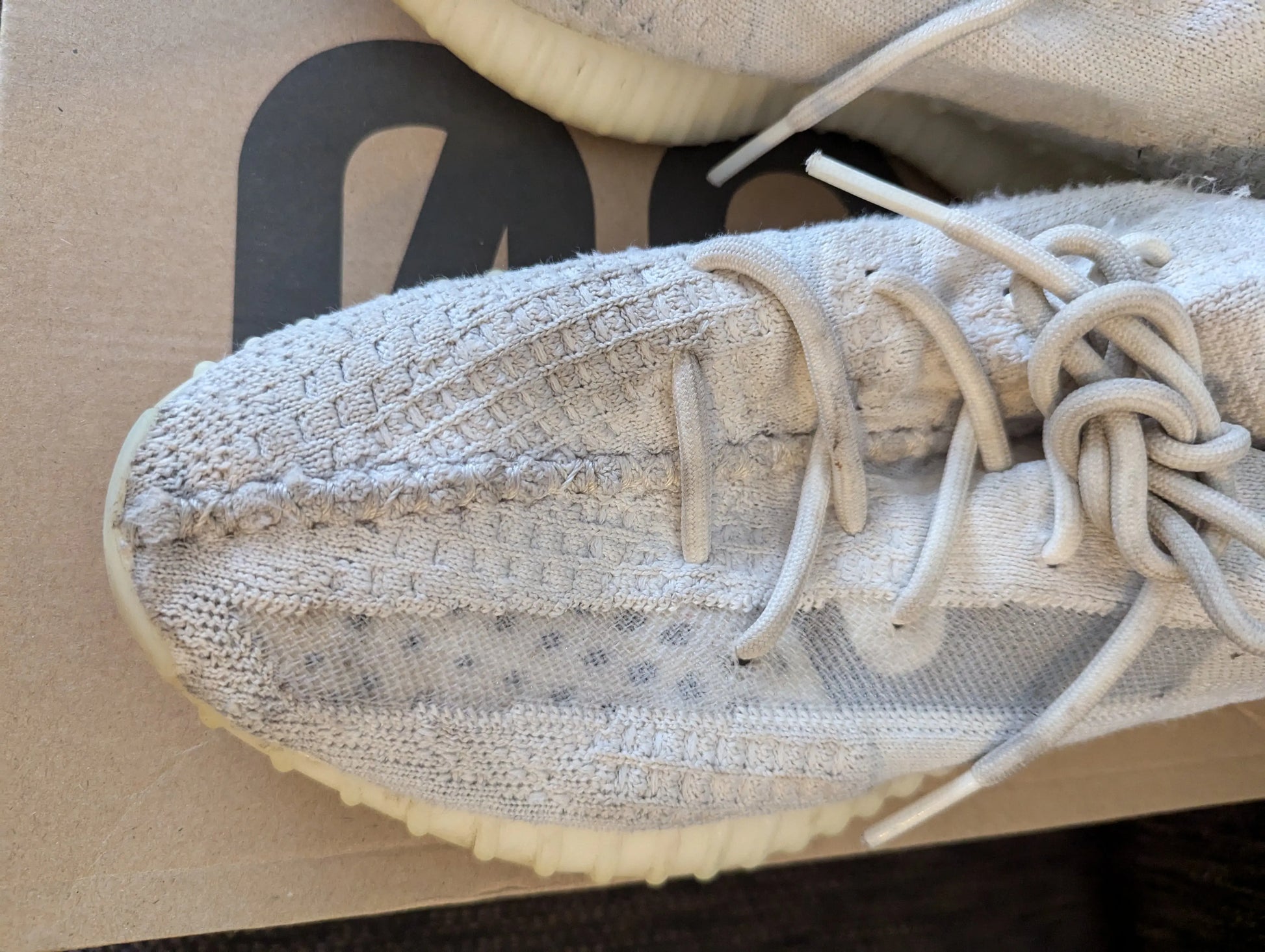 Adidas Yeezy Boost 350 V2 (Bone) US10 USED pre-owned FRENLY BRICKS - Open 7 Days