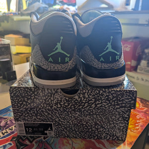 Nike Air Jordan 3 Retro Green Glow Black CT8532-031 US12 Shoes USED FRENLY BRICKS - Open 7 Days