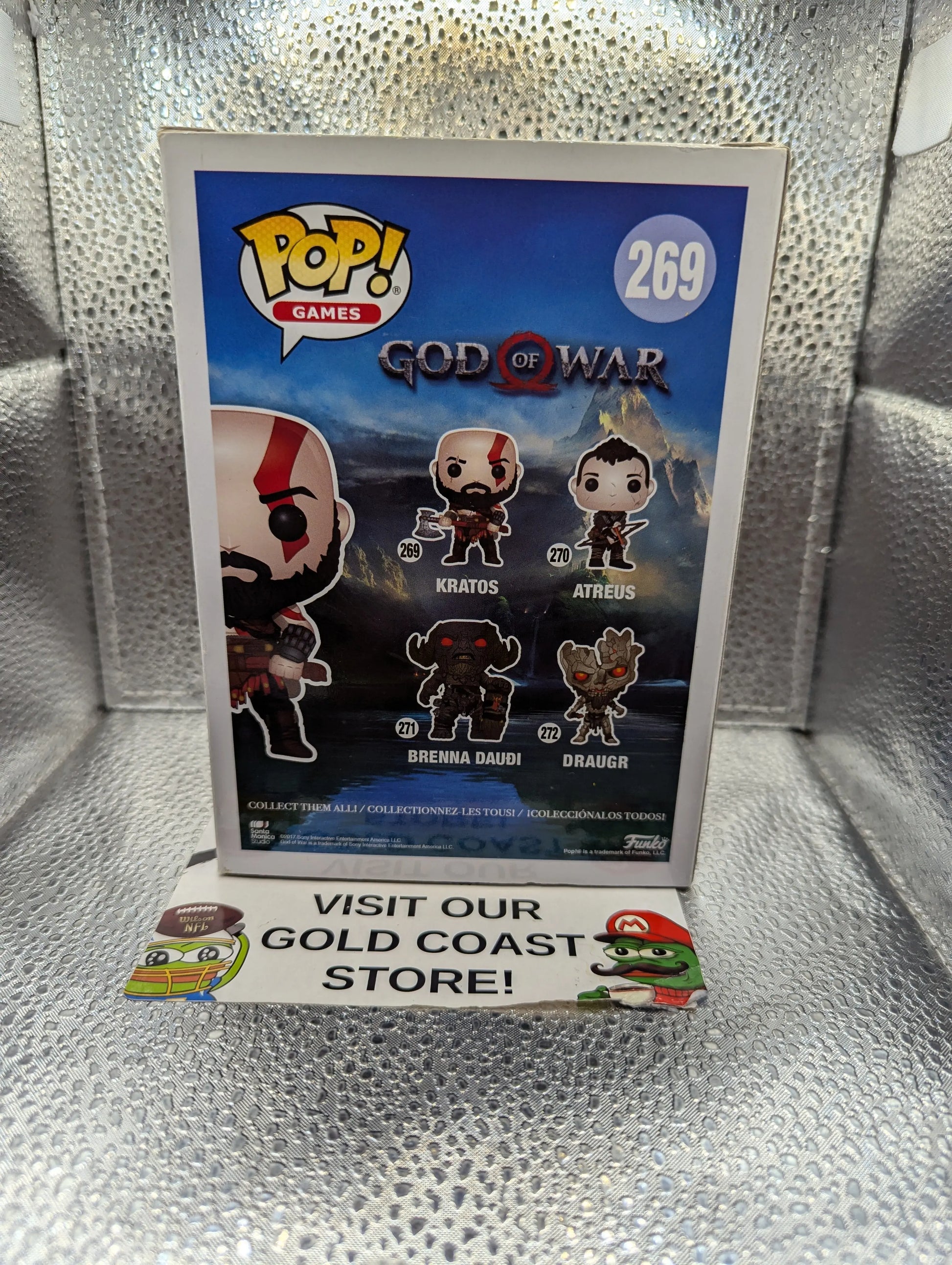 FUNKO POP VINYL Kratos 269 FRENLY BRICKS - Open 7 Days