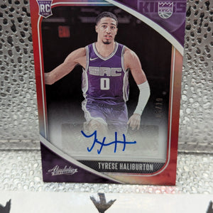 2020-21 Panini Absolute TYRESE HALIBURTON Rookie AUTO /10 FRENLY BRICKS - Open 7 Days