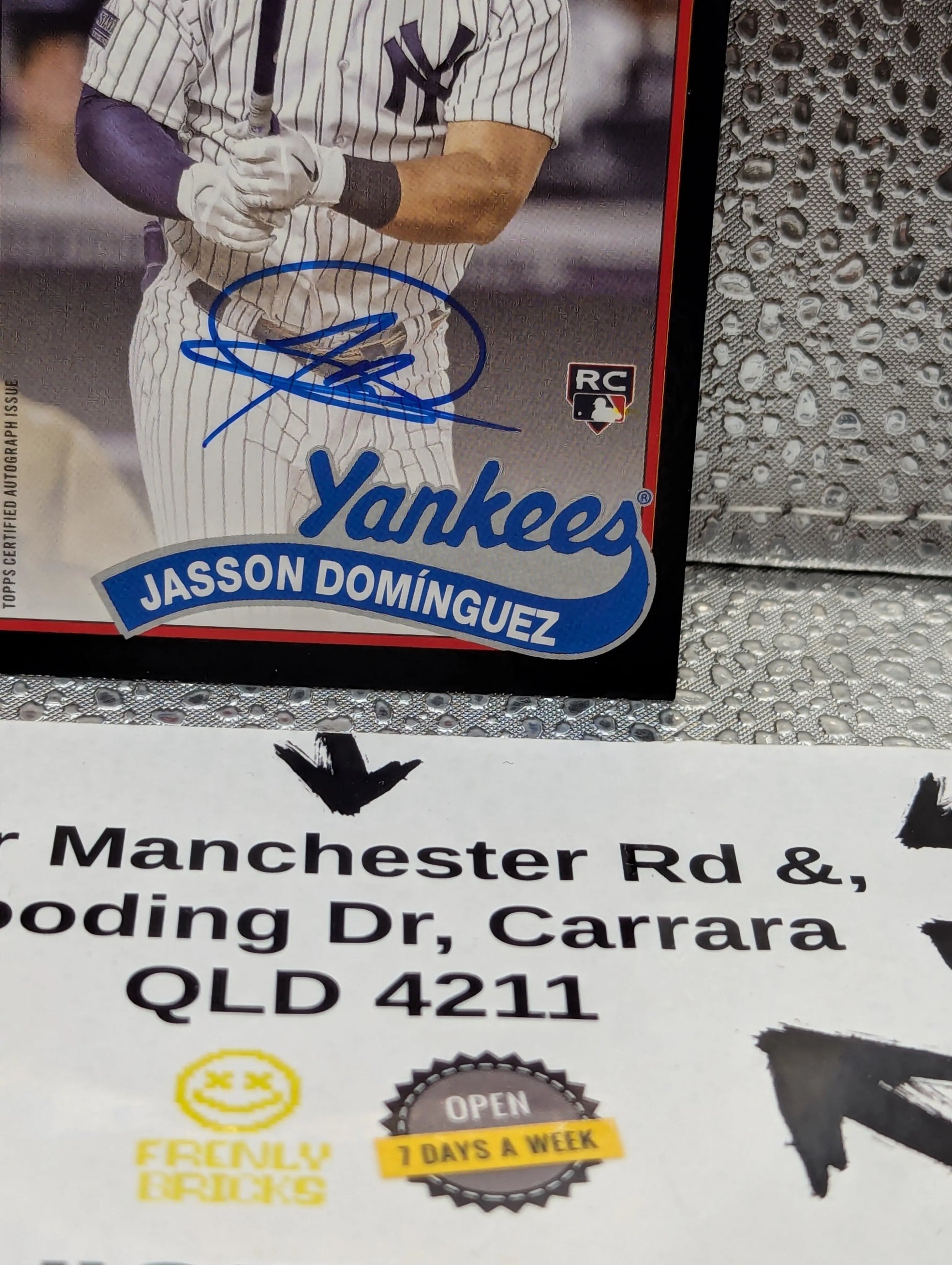 2024 Topps Jaddon Dominguez Rookie AUTO /199 BLACK 35TH FRENLY BRICKS - Open 7 Days