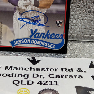 2024 Topps Jaddon Dominguez Rookie AUTO /199 BLACK 35TH FRENLY BRICKS - Open 7 Days