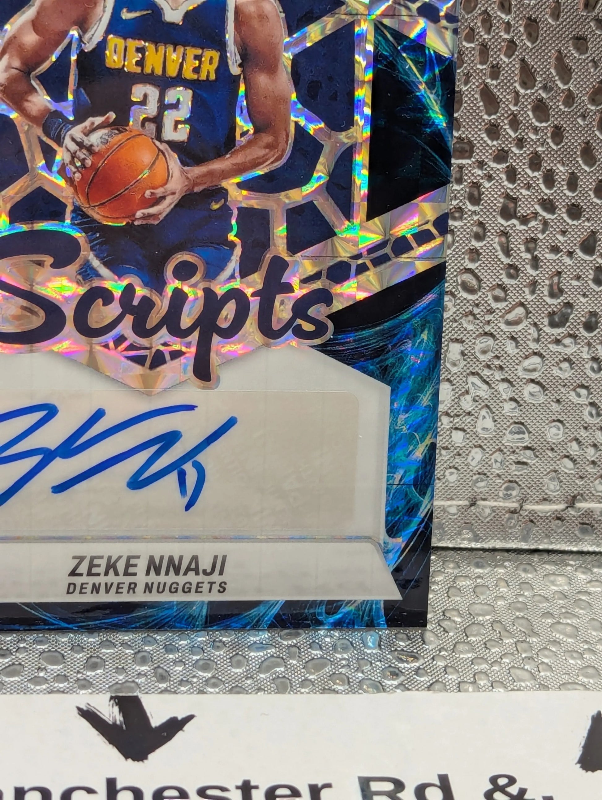 2023-24 Panini Mosaic ZEKE NNAJI scripts Genesis AUTO FRENLY BRICKS - Open 7 Days