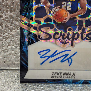 2023-24 Panini Mosaic ZEKE NNAJI scripts Genesis AUTO FRENLY BRICKS - Open 7 Days