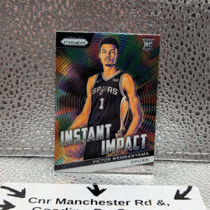 2023-24 Panini Prizm INSTANT IMPACT Victor Webanyama Rookie FRENLY BRICKS - Open 7 Days