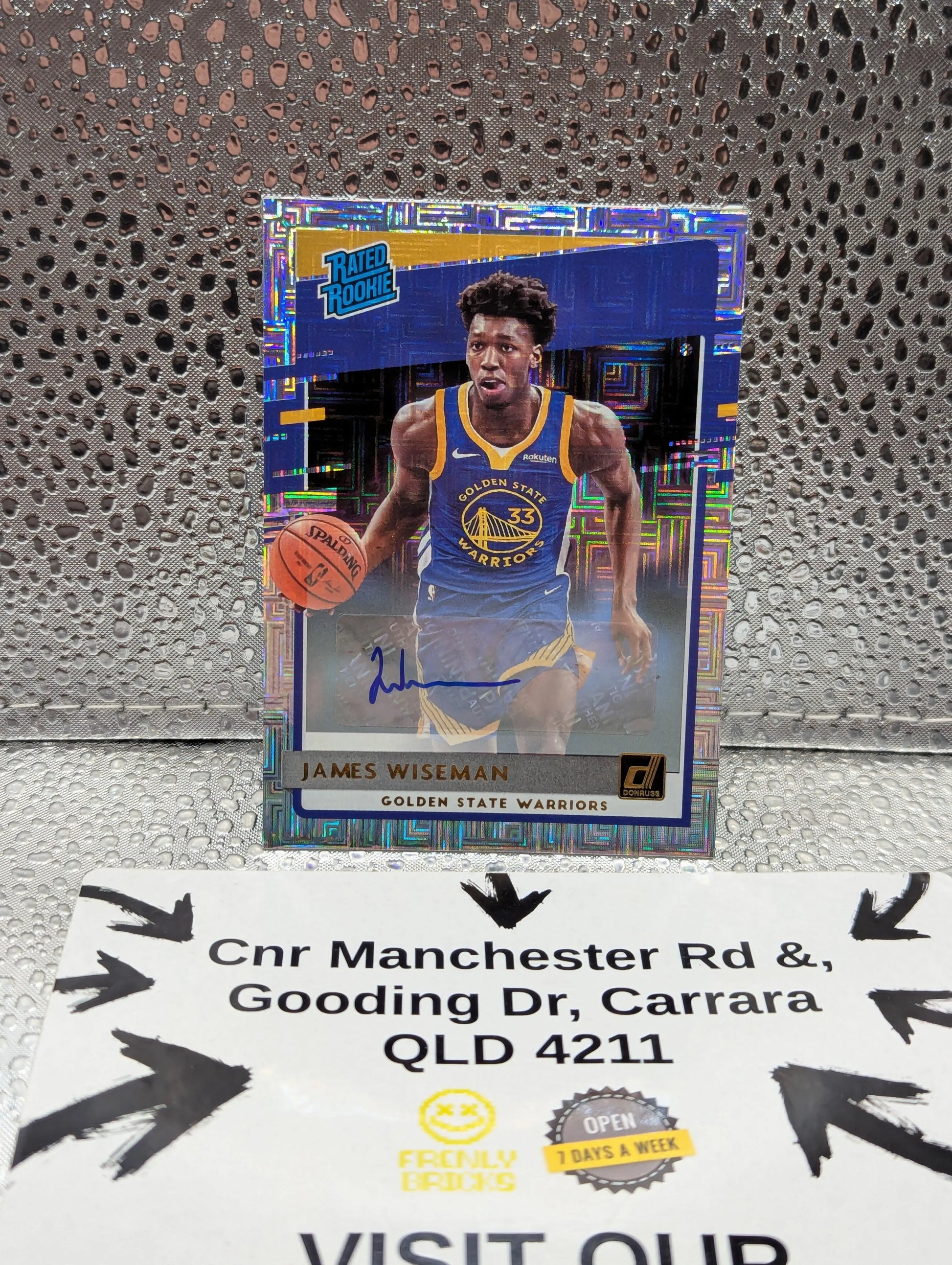 2020-21 Panini Donruss JAMES WISEMAN Rated Rookie AUTO Mojo FRENLY BRICKS - Open 7 Days