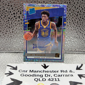 2020-21 Panini Donruss JAMES WISEMAN Rated Rookie AUTO Mojo FRENLY BRICKS - Open 7 Days