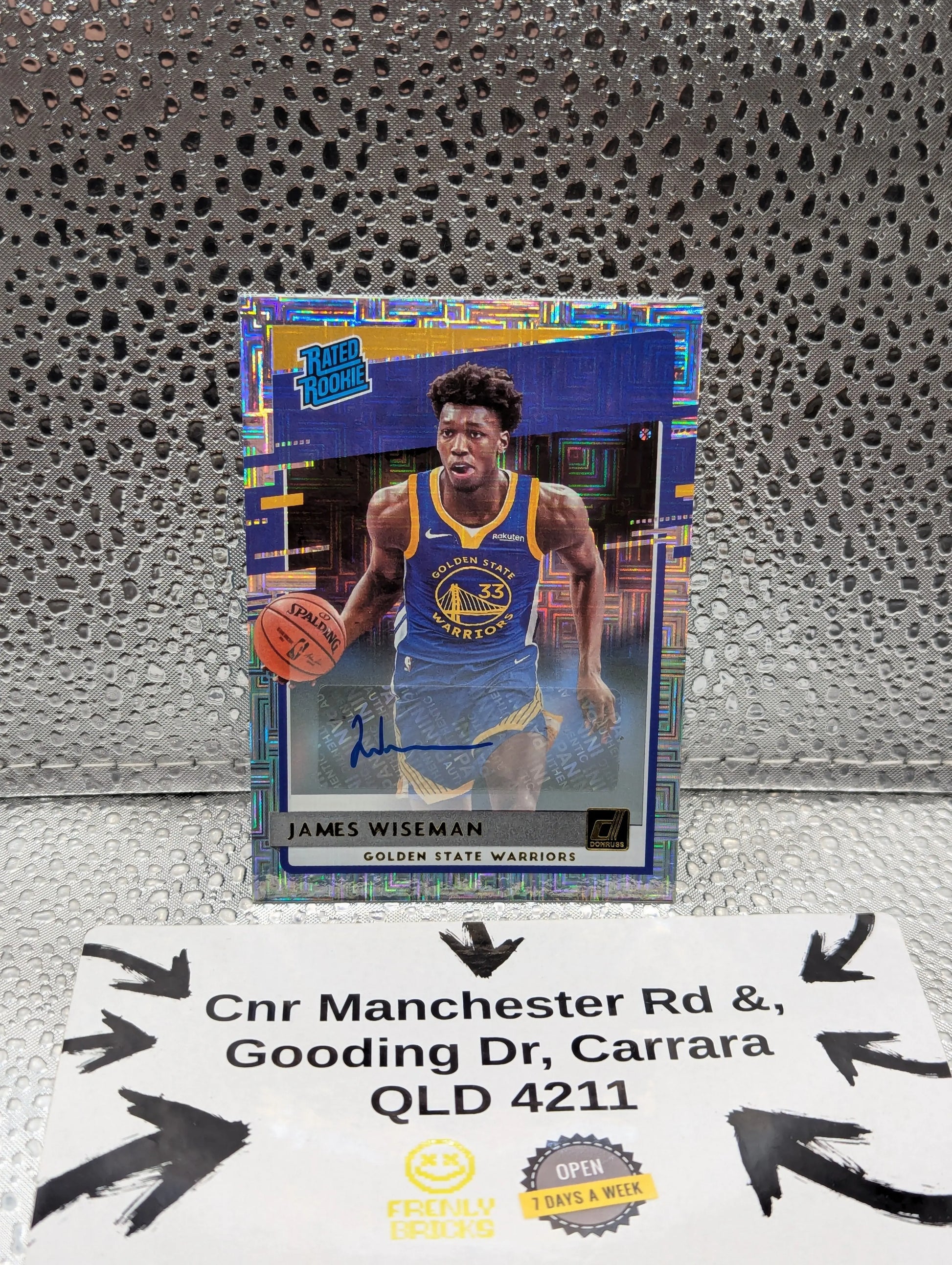 2020-21 Panini Donruss JAMES WISEMAN Rated Rookie AUTO Mojo FRENLY BRICKS - Open 7 Days