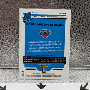 2019-20 Optic Donruss NICKEIL ALEXANDER-WALKER Rated Rookie MOJO Red FRENLY BRICKS - Open 7 Days