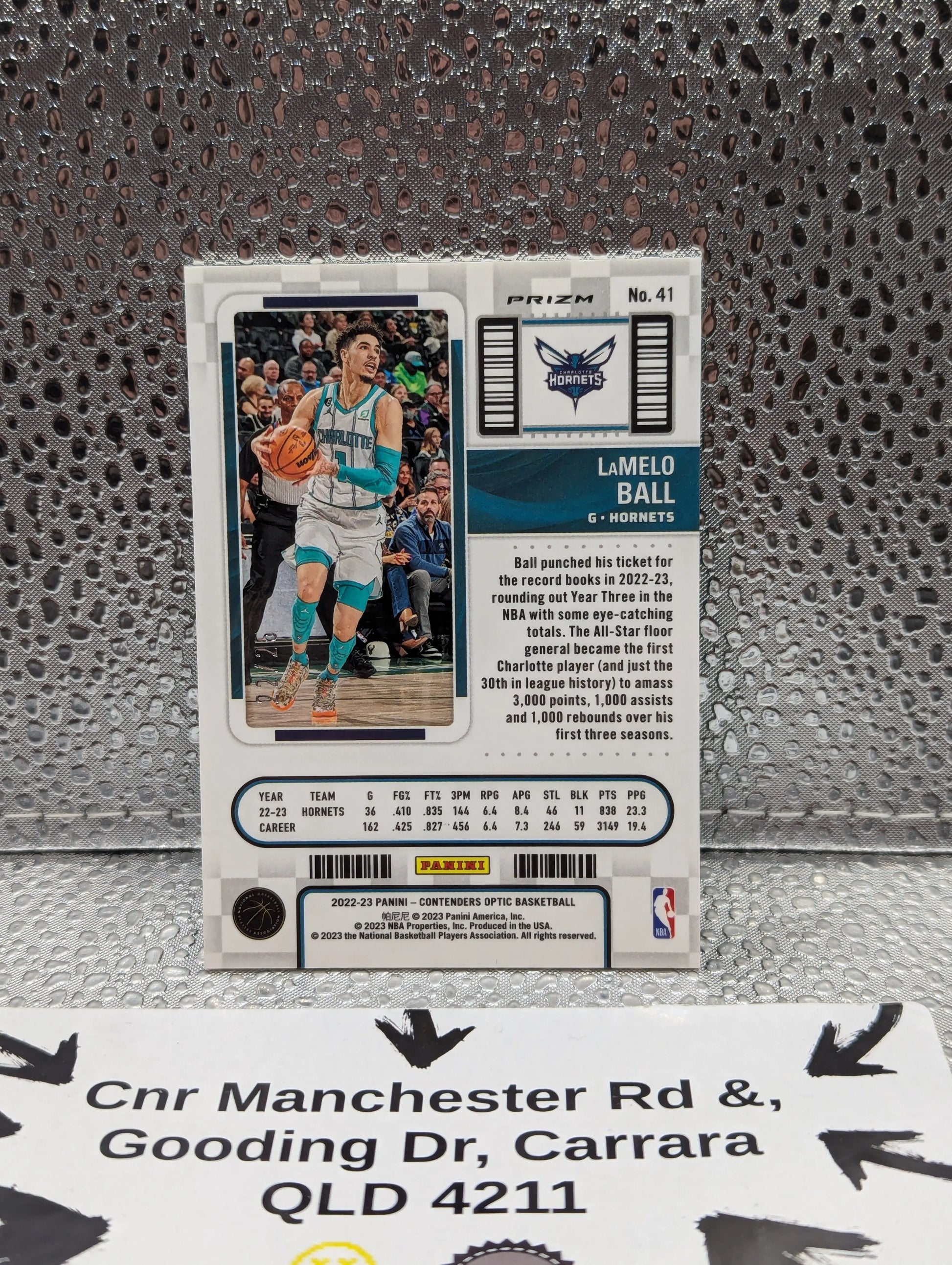 2022-23 Panini Optic Donruss LAMELO BALL /25 GREEN FRENLY BRICKS - Open 7 Days