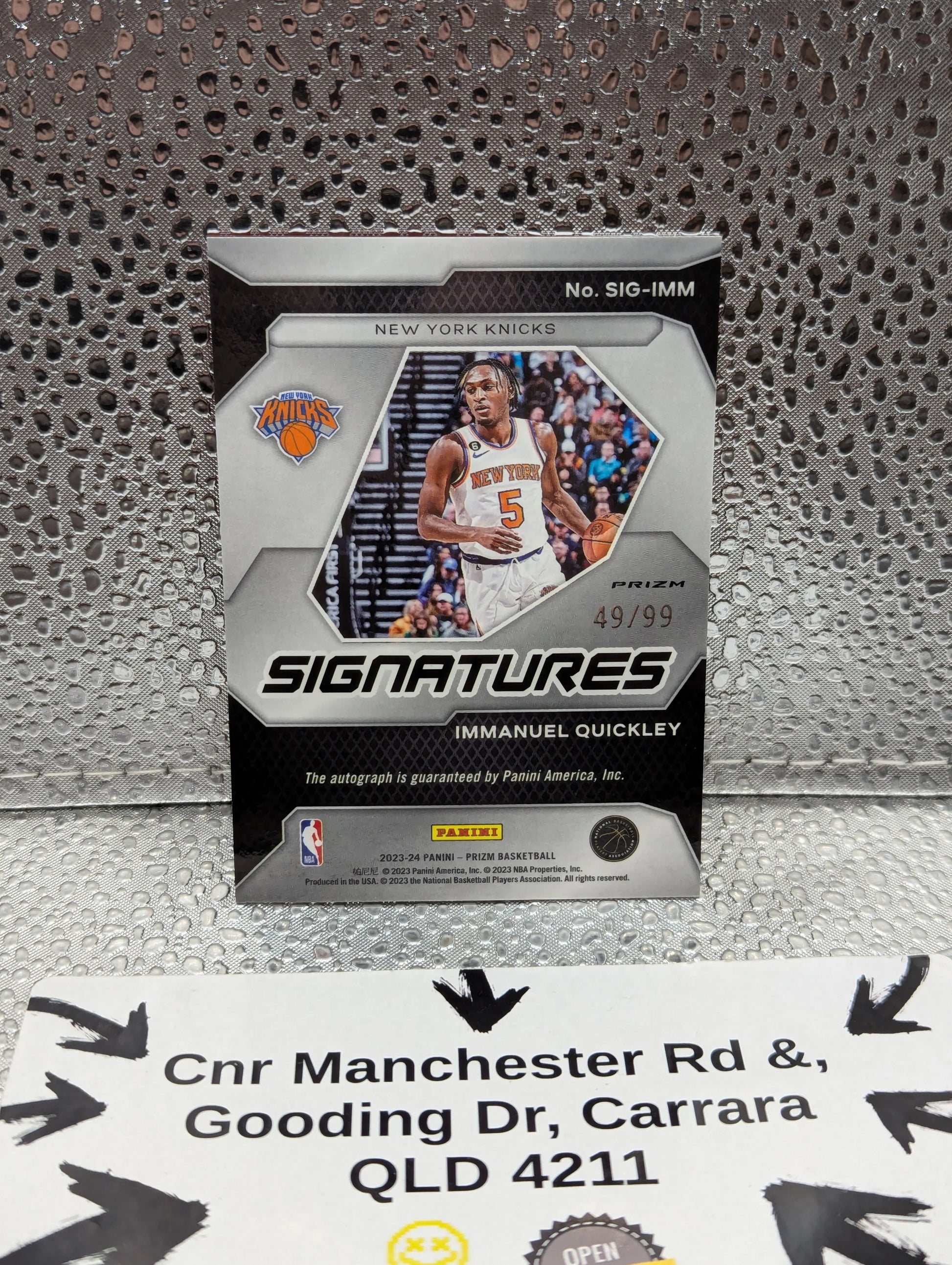 2023-24 Panini Prizm Signatures IMMANUEL QUICKLEY auto /99 FRENLY BRICKS - Open 7 Days