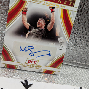 2023 Panini Immaculate UFC Michael Bisping /99 AUTO milestones FRENLY BRICKS - Open 7 Days