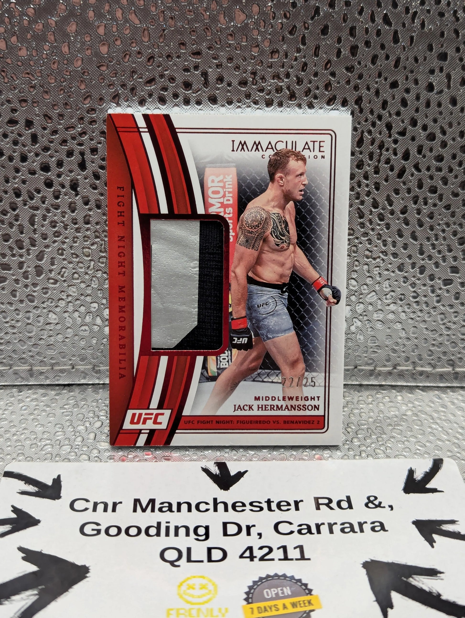 2023 Panini Immaculate UFC Memorabilia JACK HERMANSSON /25 FRENLY BRICKS - Open 7 Days