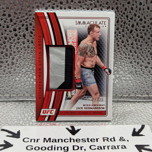 2023 Panini Immaculate UFC Memorabilia JACK HERMANSSON /25 FRENLY BRICKS - Open 7 Days