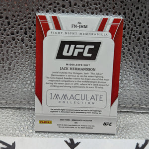 2023 Panini Immaculate UFC Memorabilia JACK HERMANSSON /25 FRENLY BRICKS - Open 7 Days