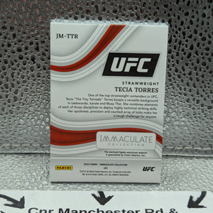 2023 Panini Immaculate UFC TECIA TORRES /10 Walkout Pants FRENLY BRICKS - Open 7 Days