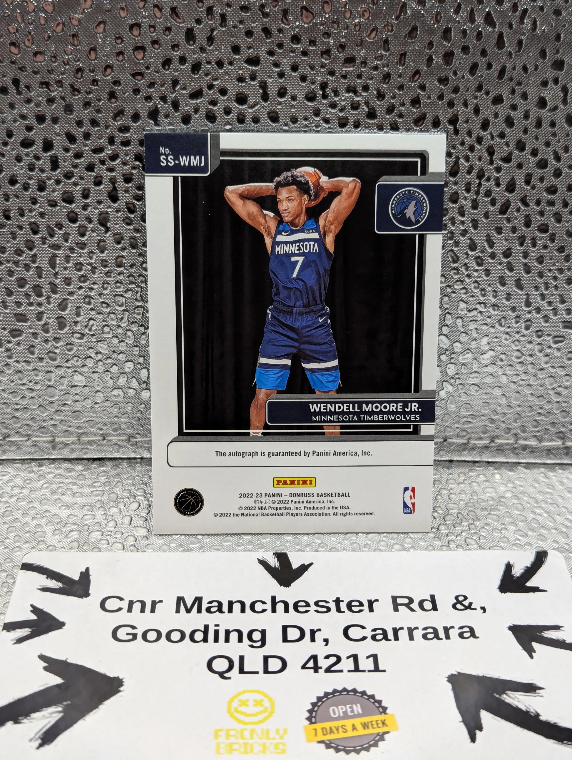 2022-23 Panini Donruss Signatures SILVER Wendell Moore Jr. rookie FRENLY BRICKS - Open 7 Days