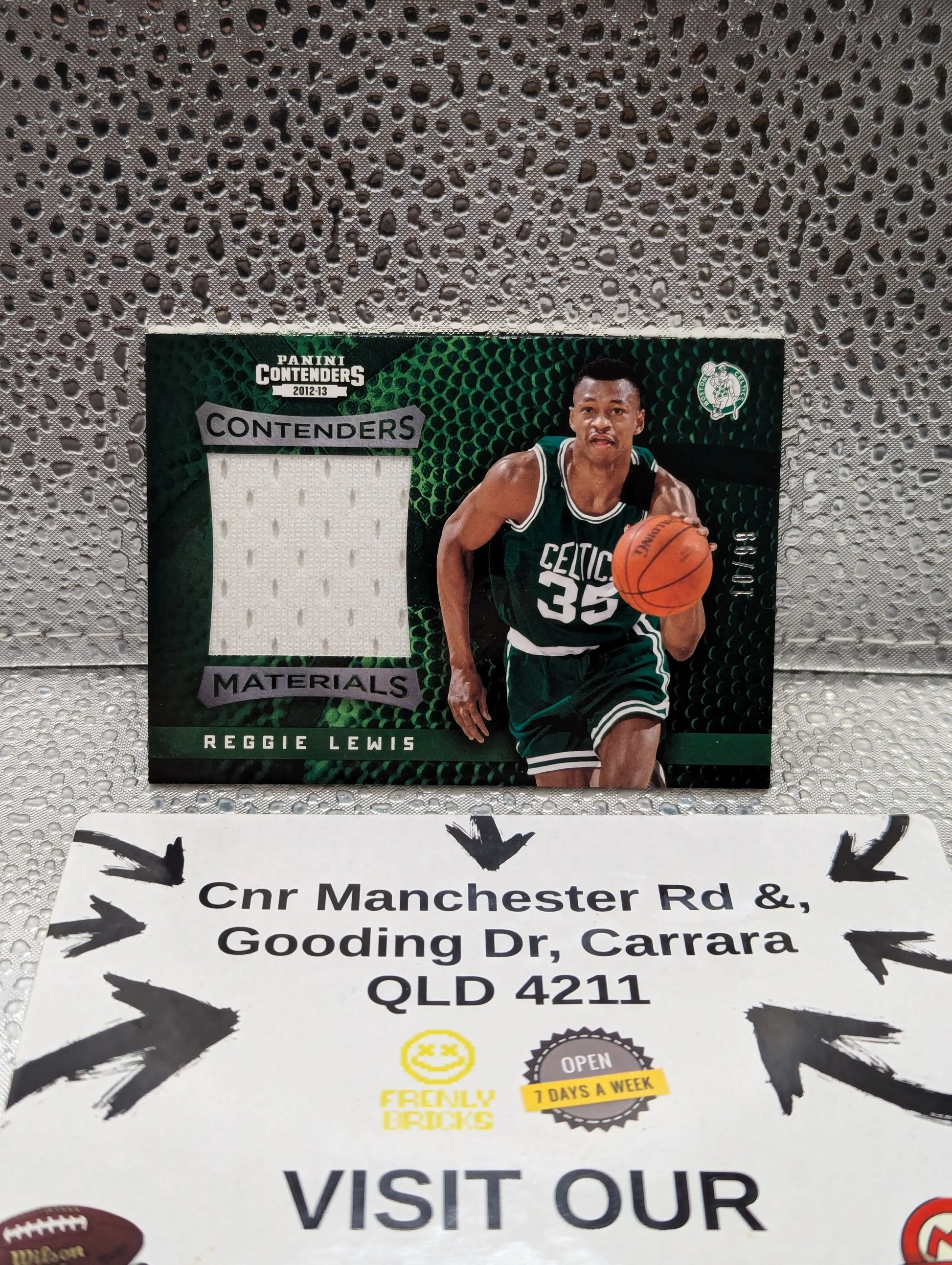 2012-13 Panini Contenders REGGIE LEWIS /99 Materials FRENLY BRICKS - Open 7 Days