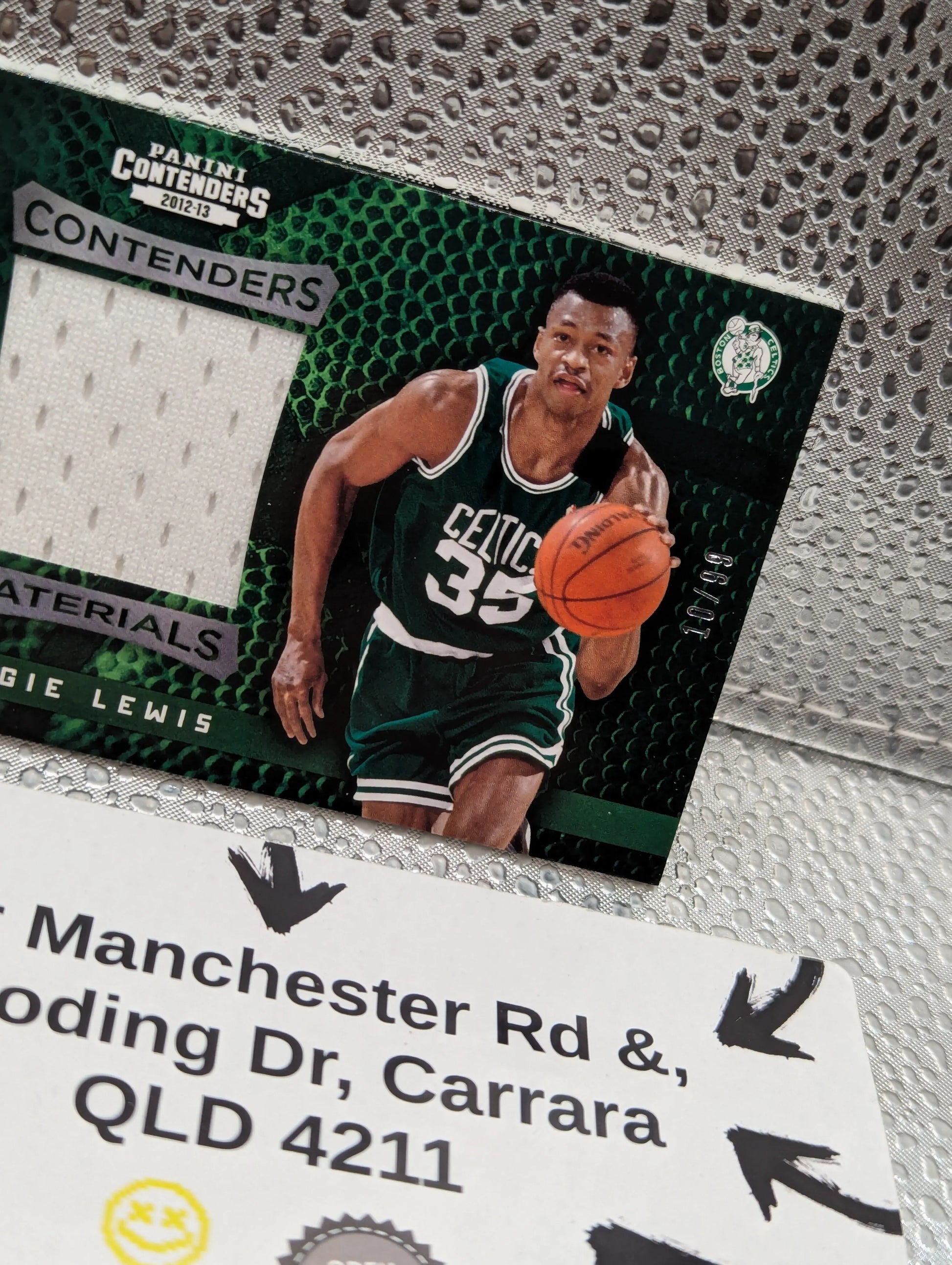 2012-13 Panini Contenders REGGIE LEWIS /99 Materials FRENLY BRICKS - Open 7 Days