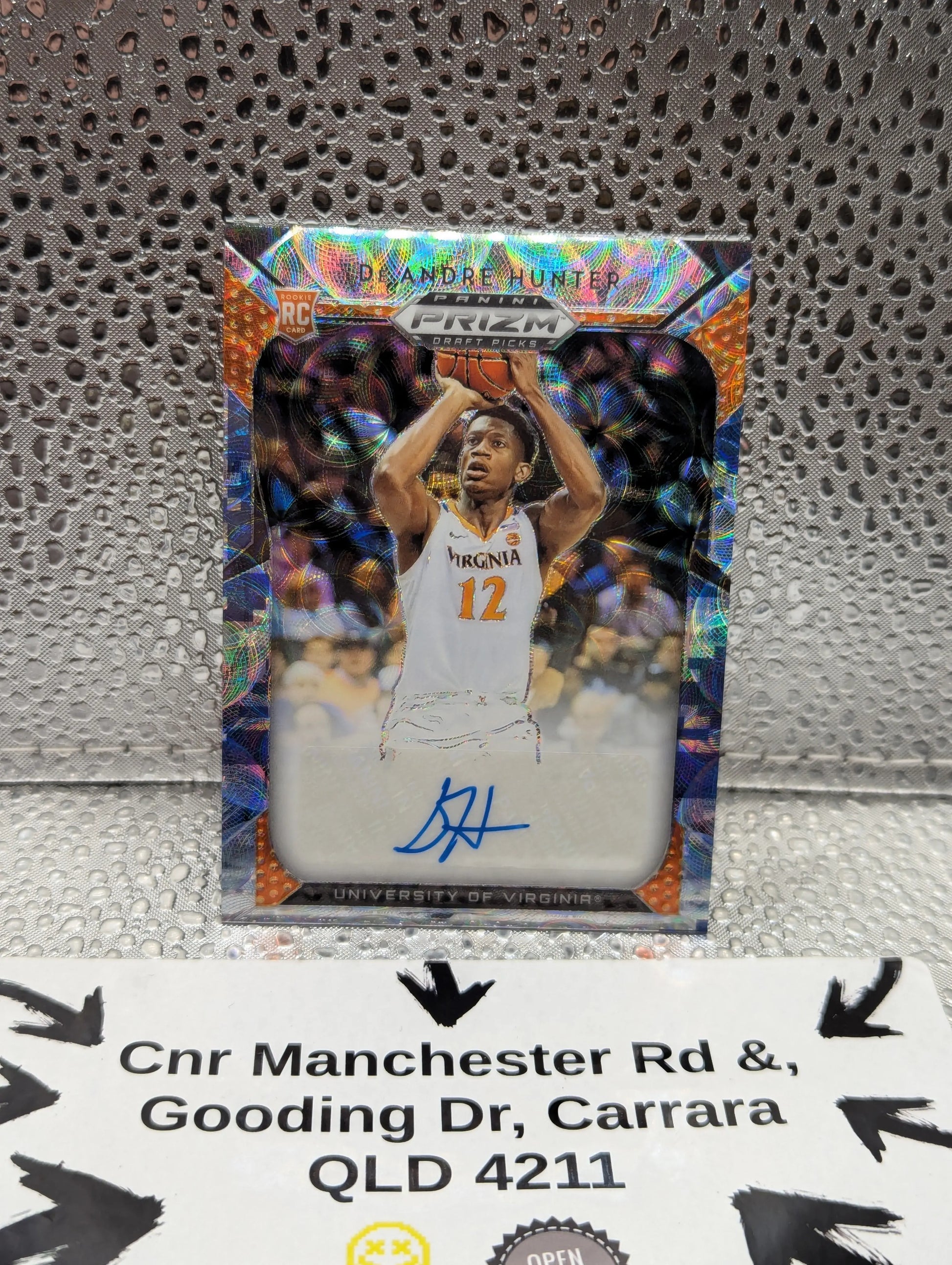 2019 Panini Prizm DRAFT PICKS De Andre Hunter SCOPE /25 auto FRENLY BRICKS - Open 7 Days