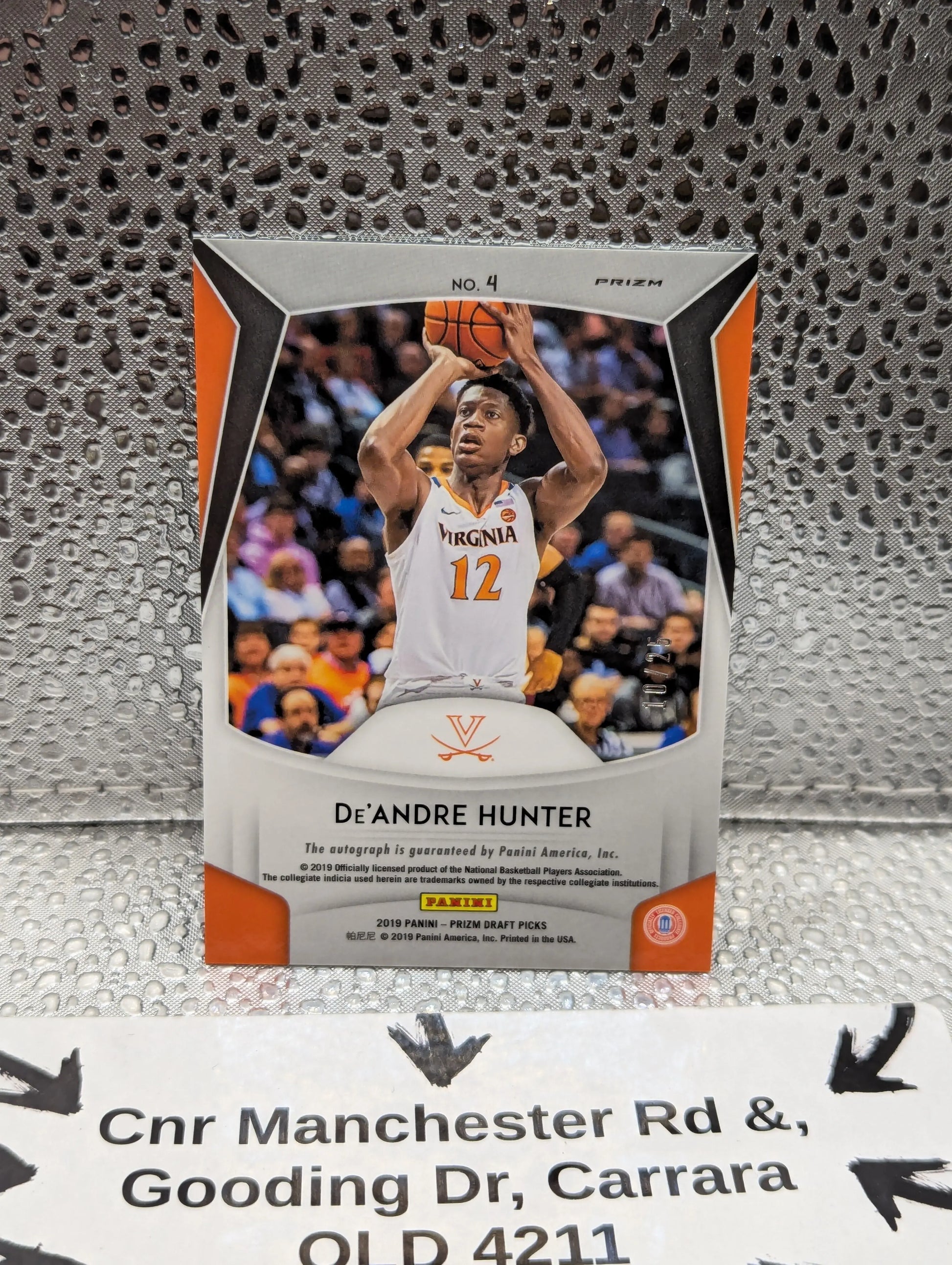 2019 Panini Prizm DRAFT PICKS De Andre Hunter SCOPE /25 auto FRENLY BRICKS - Open 7 Days