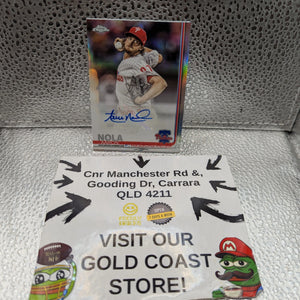 2019 Topps Chrome NOLA AARON Auto SILVER FRENLY BRICKS - Open 7 Days