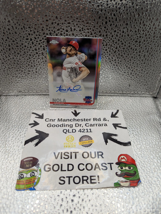 2019 Topps Chrome NOLA AARON Auto SILVER FRENLY BRICKS - Open 7 Days