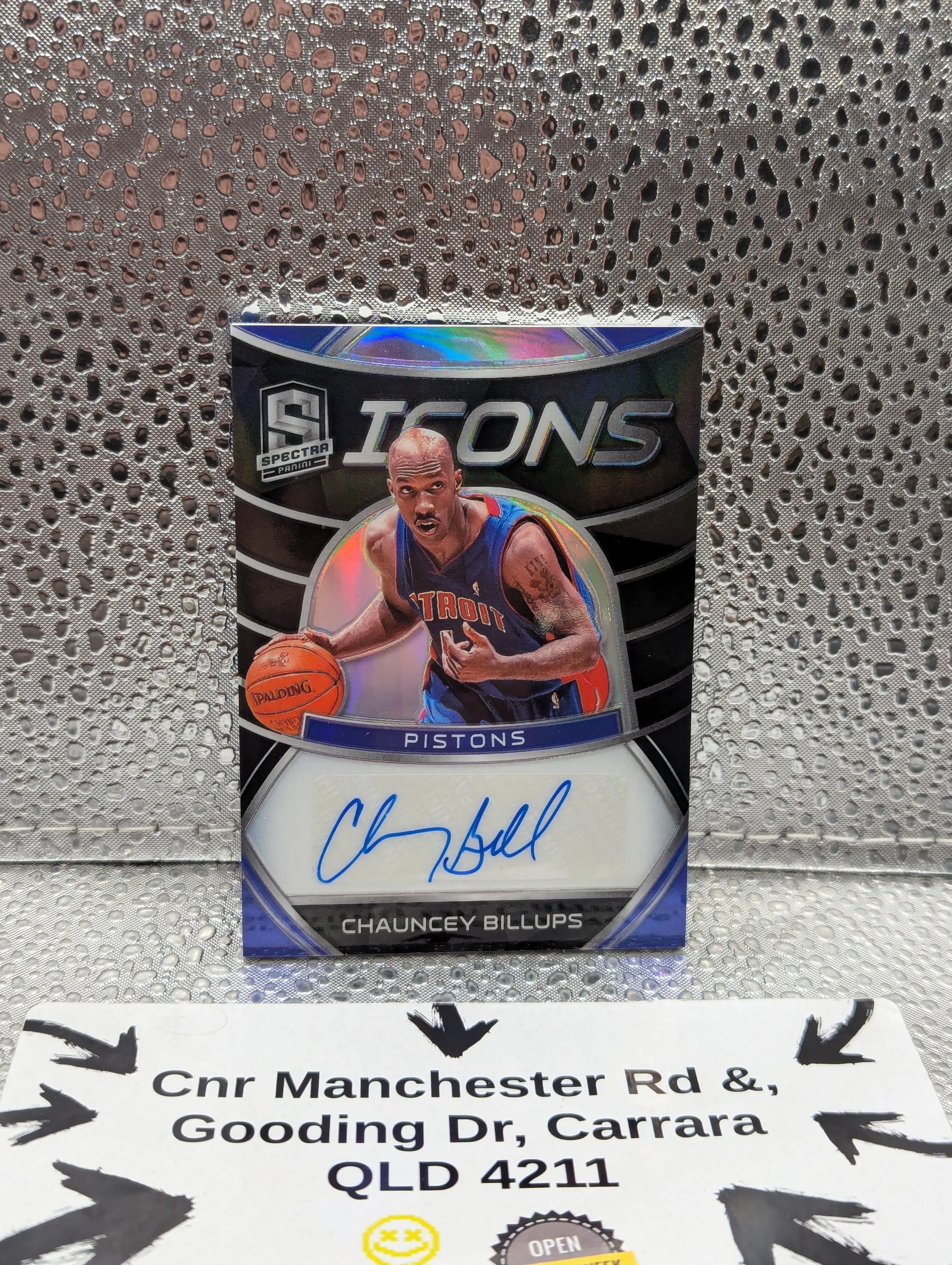 2019-20 Panini Spectra Icons CHAUNCEY BILLUPS auto /99 FRENLY BRICKS - Open 7 Days