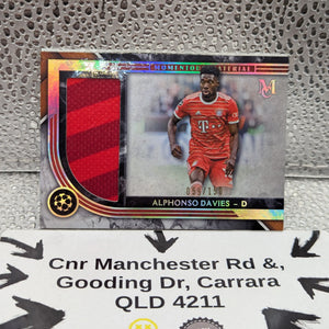 2022-23 Topps ALPHONSO DAVIES  /150 patch Bayern Munich FRENLY BRICKS - Open 7 Days