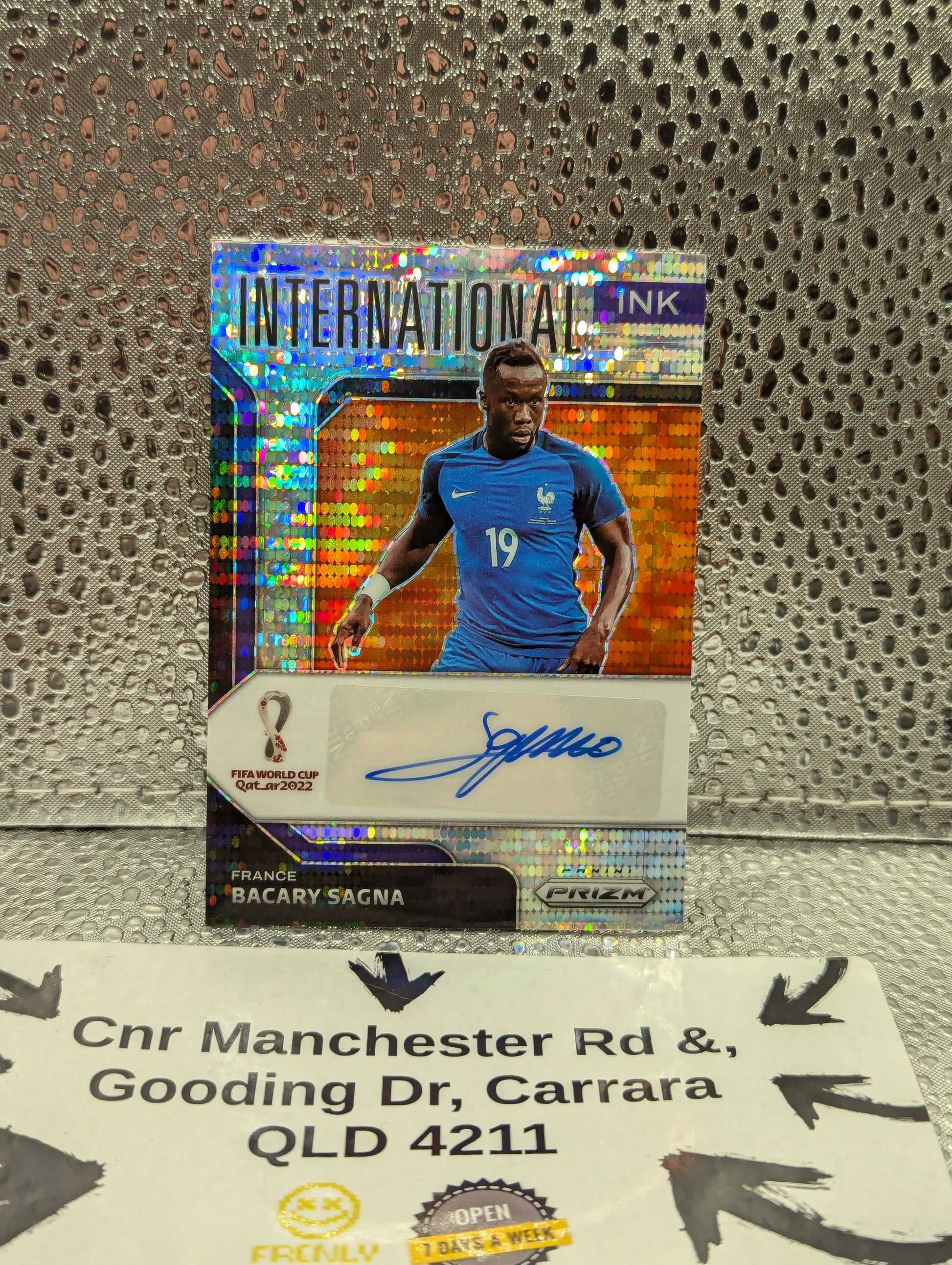 2022 Panini Prizm World Cup BACARY SAGNA Autograph Disco FRENLY BRICKS - Open 7 Days