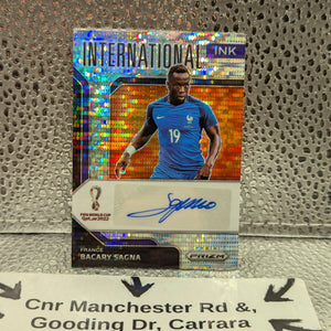 2022 Panini Prizm World Cup BACARY SAGNA Autograph Disco FRENLY BRICKS - Open 7 Days