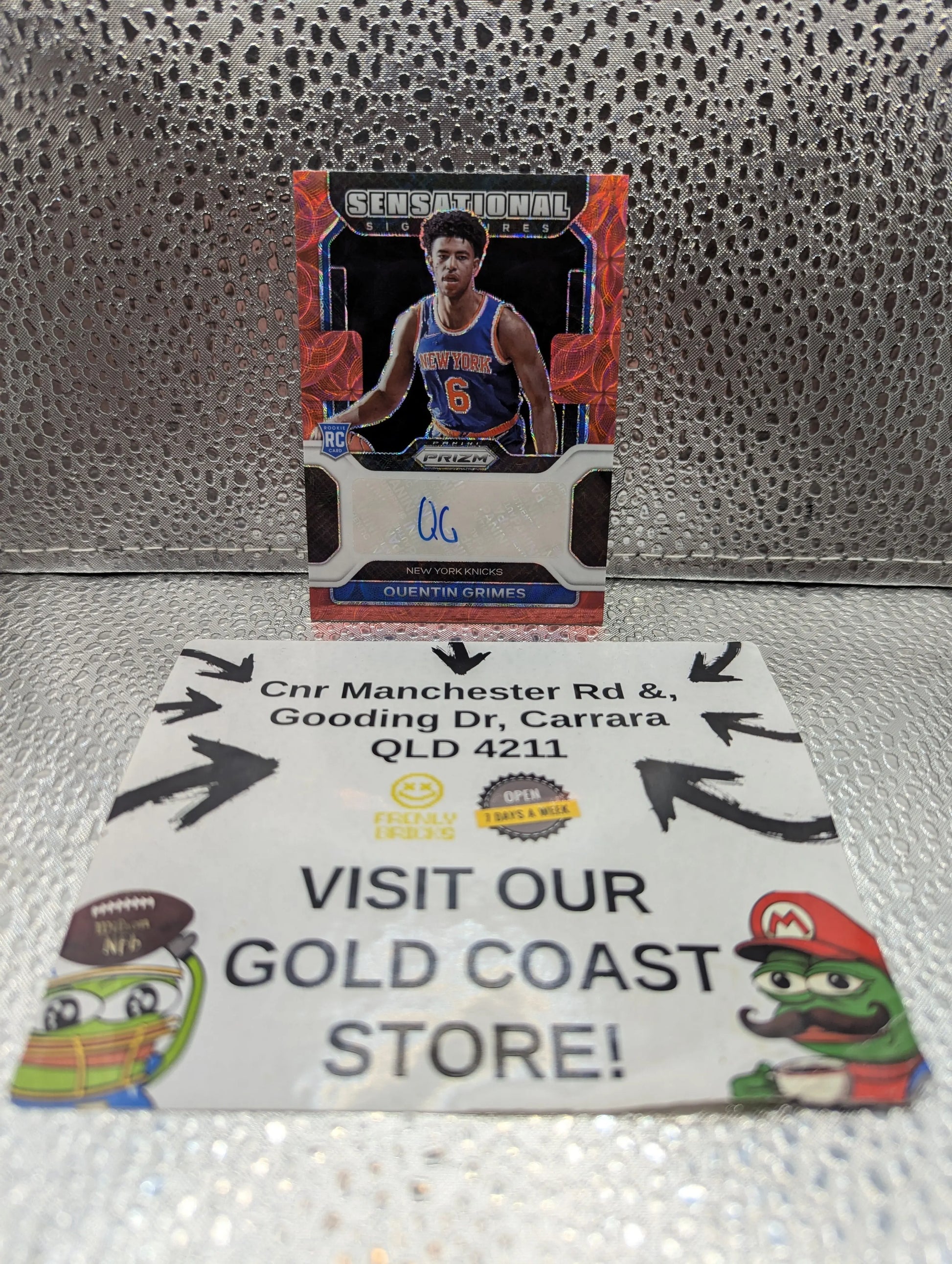 2021-22 Panini Prizm QUENTIN GRIMES Red Rookie Scope AUTO FRENLY BRICKS - Open 7 Days