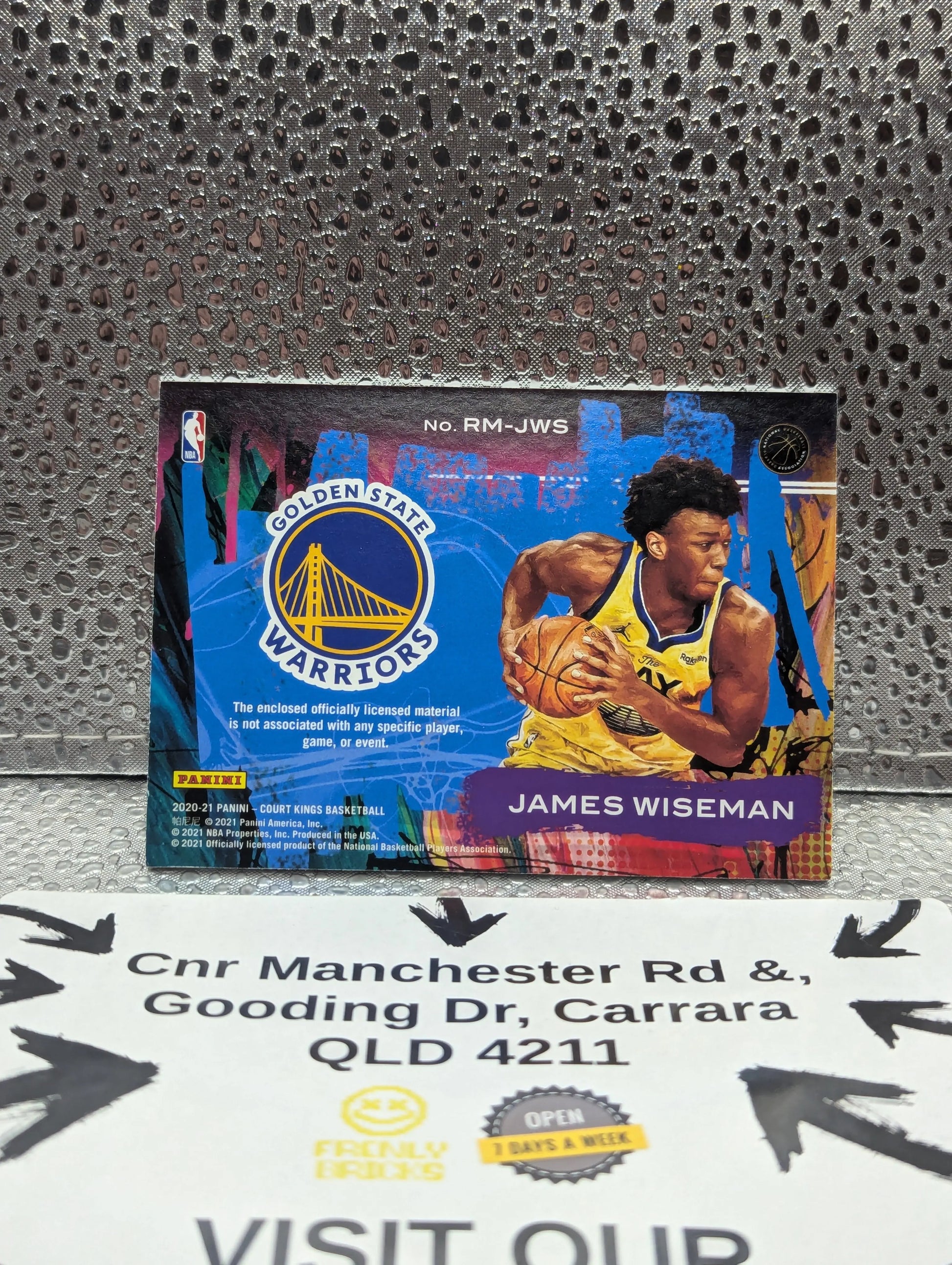 2020-21 Panini Court Kings JAMES WISEMAN Rookie Expression Patch FRENLY BRICKS - Open 7 Days