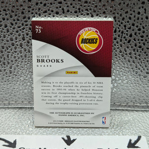 2014-15 Panini IMMACULATE ink /25 Scott Brooks FRENLY BRICKS - Open 7 Days