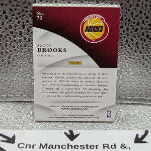 2014-15 Panini IMMACULATE ink /25 Scott Brooks FRENLY BRICKS - Open 7 Days