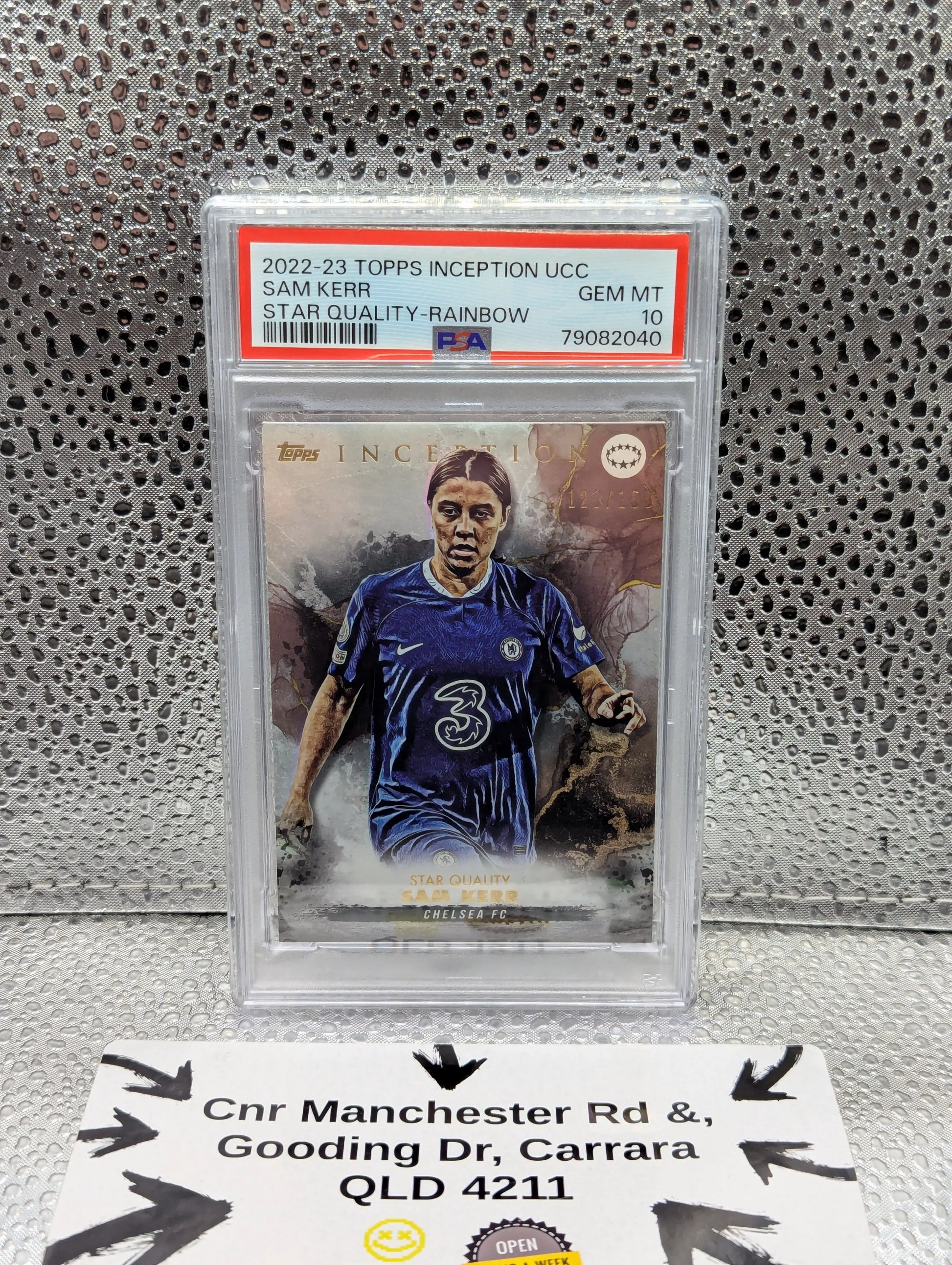 2022-23 Topps INCEPTION UCC SAM KERR Star Quality Rainbow /150 PSA 10 FRENLY BRICKS - Open 7 Days