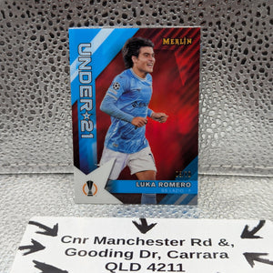 2023 Topps Merlin LUKA ROMERO /10 UNDER 21 lazio FRENLY BRICKS - Open 7 Days