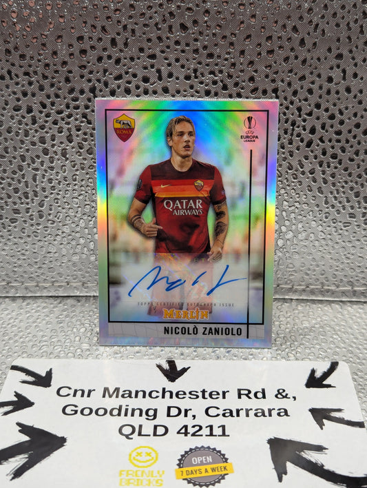 2023 Topps Merlin NICOLO ZANIOLO AUTO SILVER FRENLY BRICKS - Open 7 Days