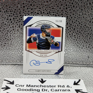 2021 Panini National Treasures GARY SANCHEZ AUTO /99 FRENLY BRICKS - Open 7 Days