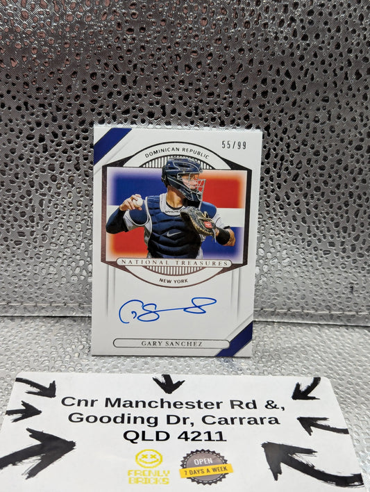 2021 Panini National Treasures GARY SANCHEZ AUTO /99 FRENLY BRICKS - Open 7 Days