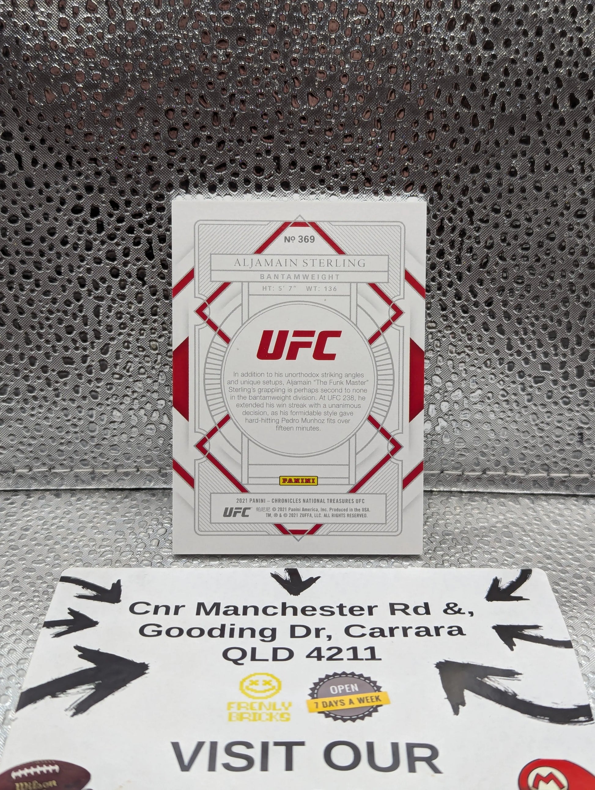 2021 Panini National Treasures ALJAMAIN STERLING /99 ufc FRENLY BRICKS - Open 7 Days