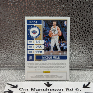 2019-20 Panini Optic Contenders NICOLO MELLI rookie auto /99 FRENLY BRICKS - Open 7 Days