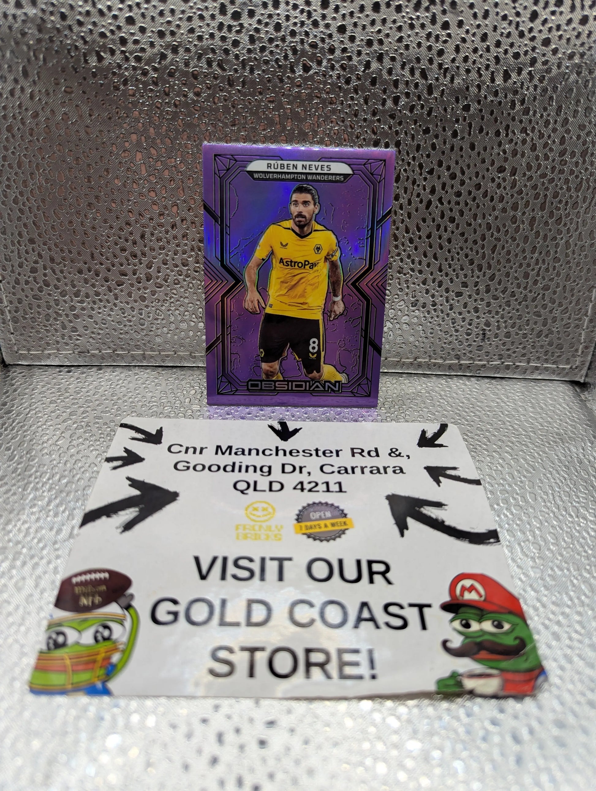 2022-23 Panini Prizm EPL Ruben Neves WOLVES /25 Purple FRENLY BRICKS - Open 7 Days