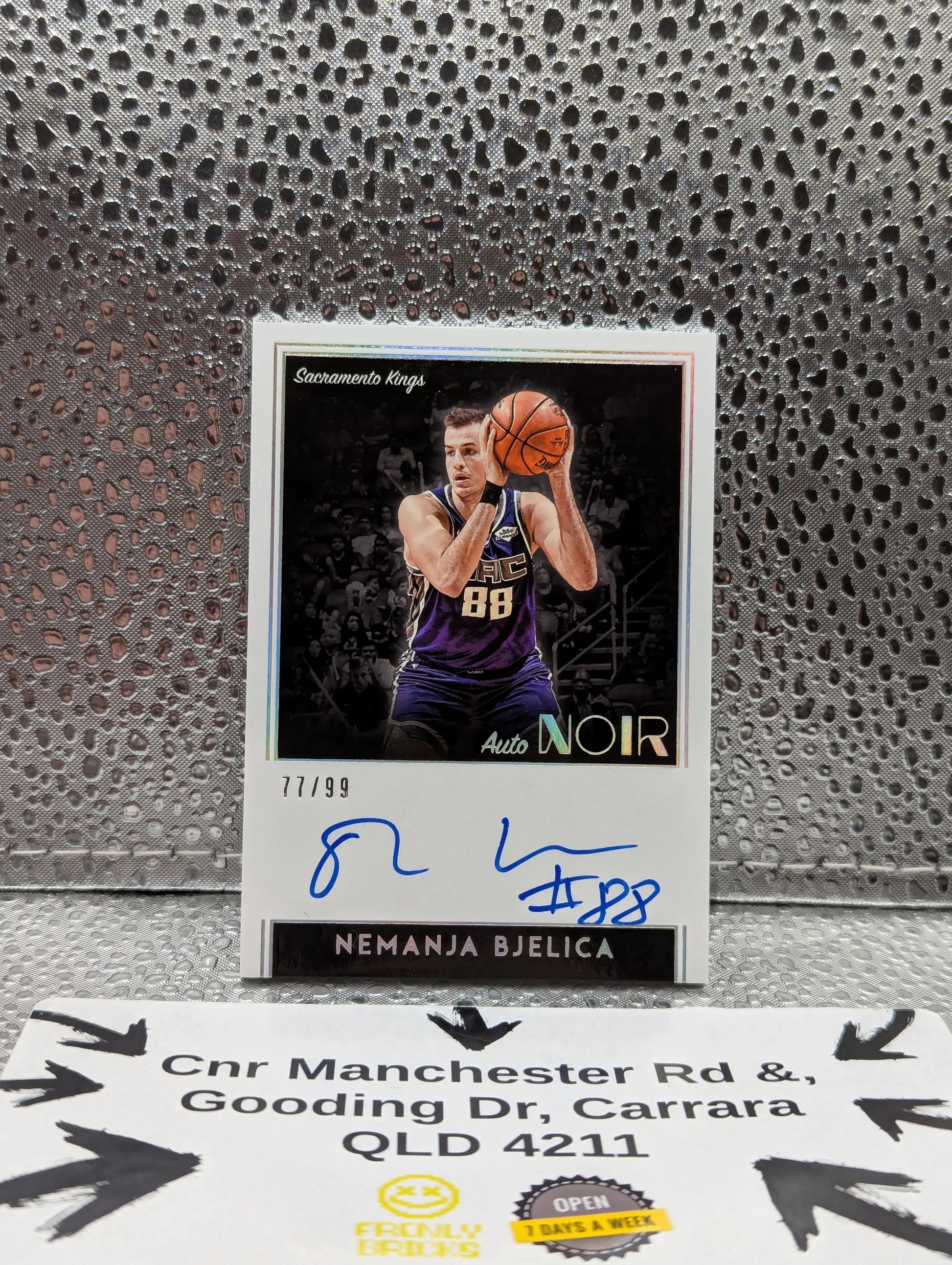 2018-19 Panini NOIR Nemanja Bjelica /99 AUTO FRENLY BRICKS - Open 7 Days