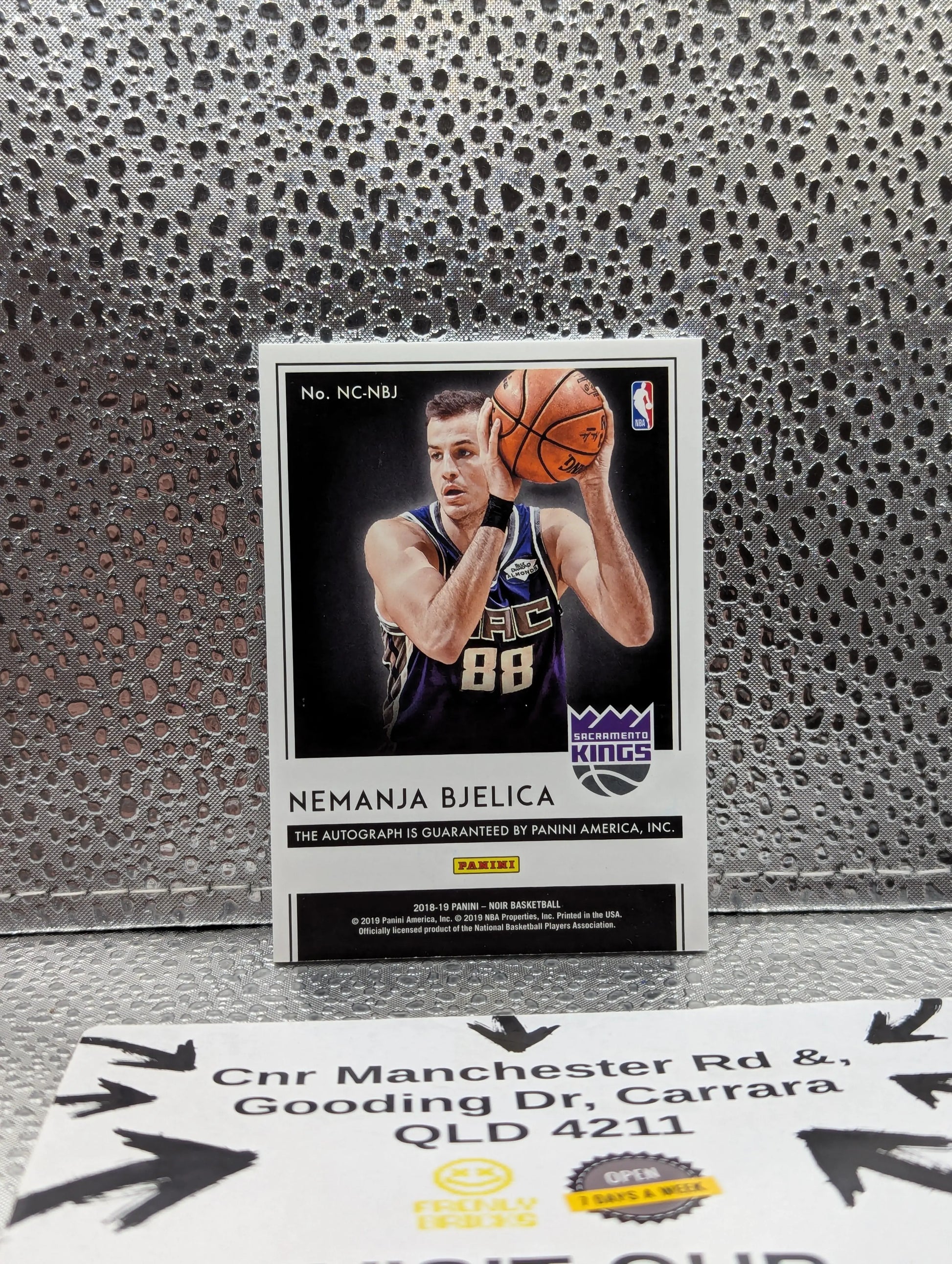 2018-19 Panini NOIR Nemanja Bjelica /99 AUTO FRENLY BRICKS - Open 7 Days