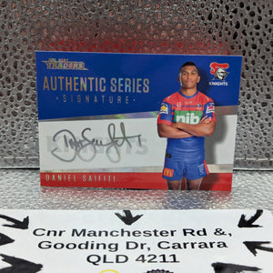 2021 NRL TRADERS - Daniel Safiti Authentic Series SIGNATURE auto FRENLY BRICKS - Open 7 Days