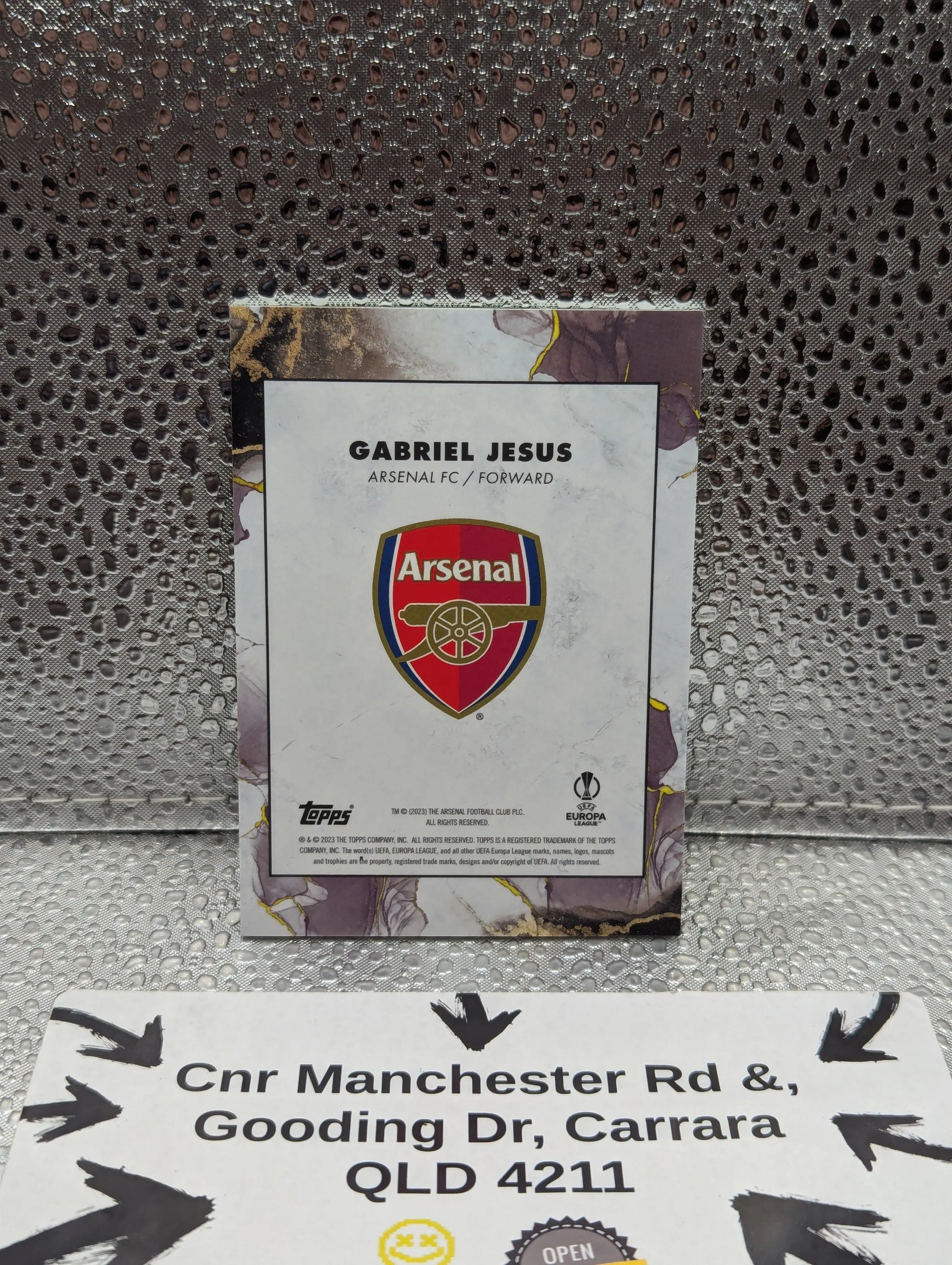 2023 Topps INCEPTION - Gabriel Jesus /99 ARSENAL FRENLY BRICKS - Open 7 Days