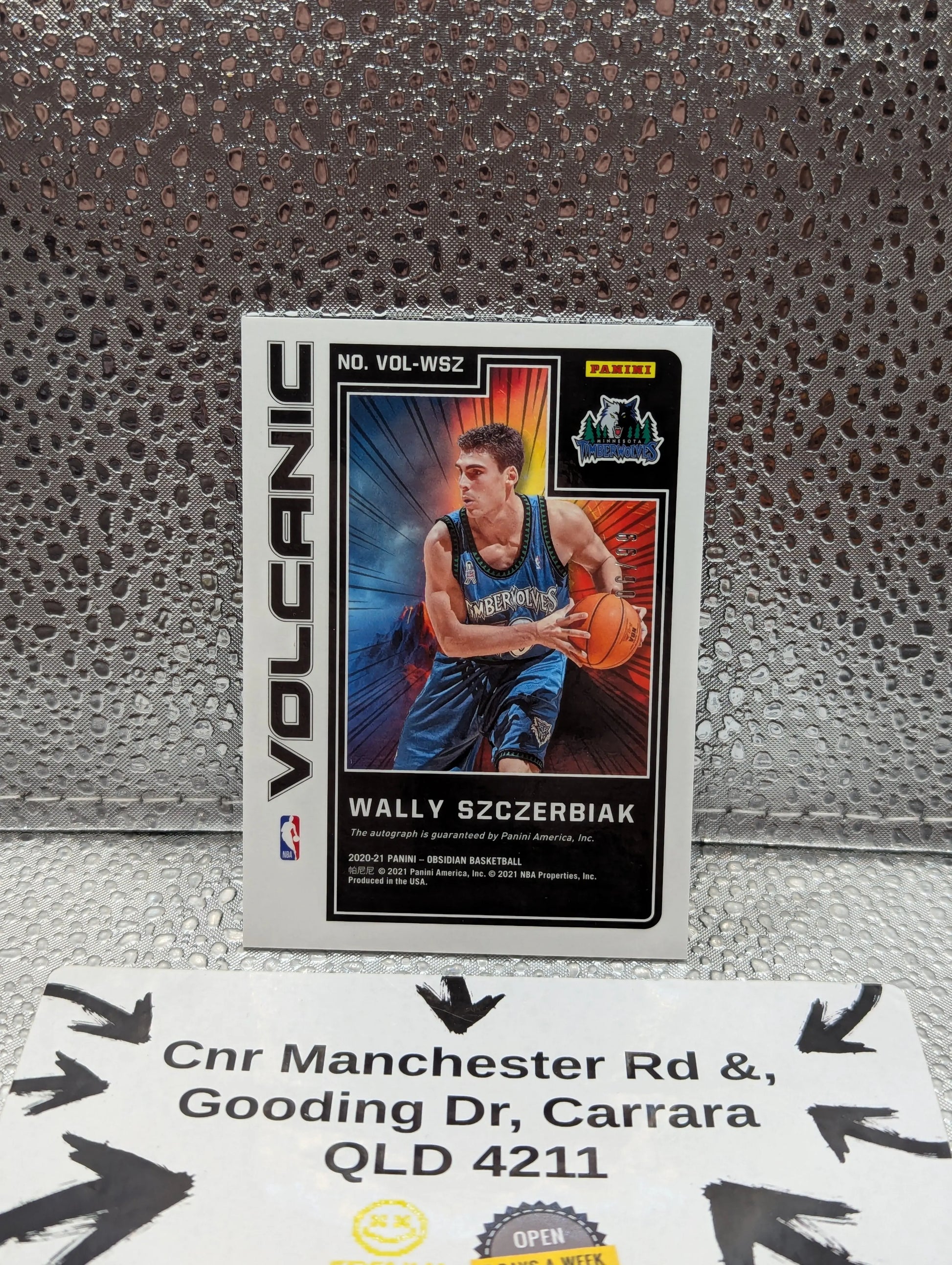 2020-21 Panini Obsidian WALLY SZCERBIAK Auto /99 FRENLY BRICKS - Open 7 Days