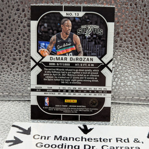 2020-21 Panini OBSIDIAN DeMar DeRozan /10 FRENLY BRICKS - Open 7 Days